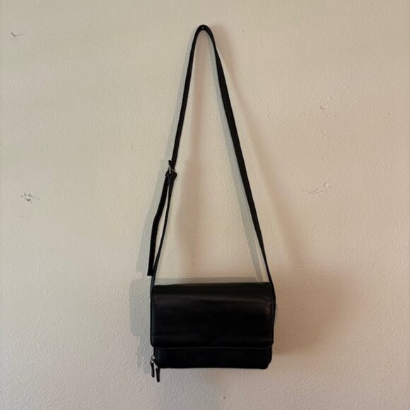 ✨Worthington Black Crossbody Purse | Card Slots & Zip Pockets✨ - Picture 1 of 12